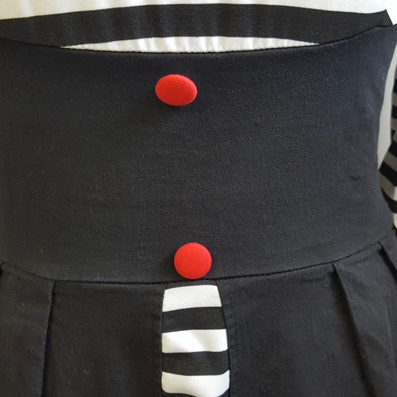 Rockabilly Pinup Swing Dress L Fit & Flare - Picture 6 of 8